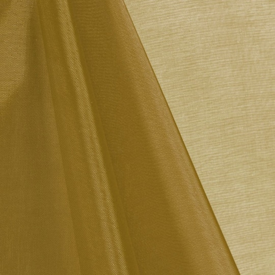 Dark Gold Mirror Organza